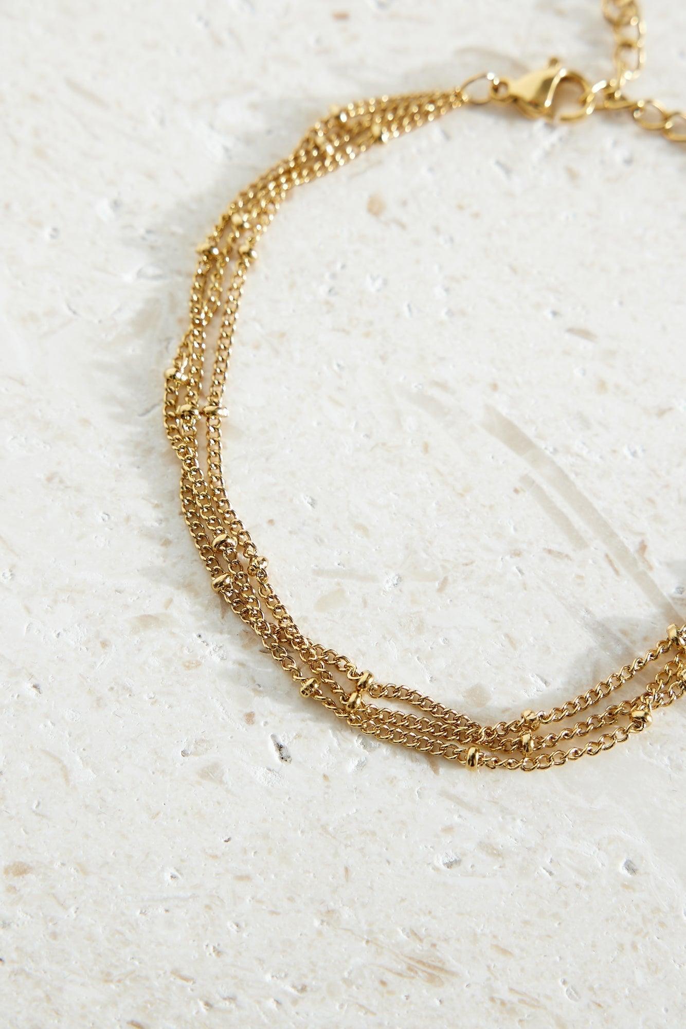 Pulseira Sonho em Ouro 18k Banho de Ouro