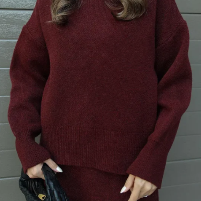 Heidi® | Conjunto adequado de 2 pulôveres e saias