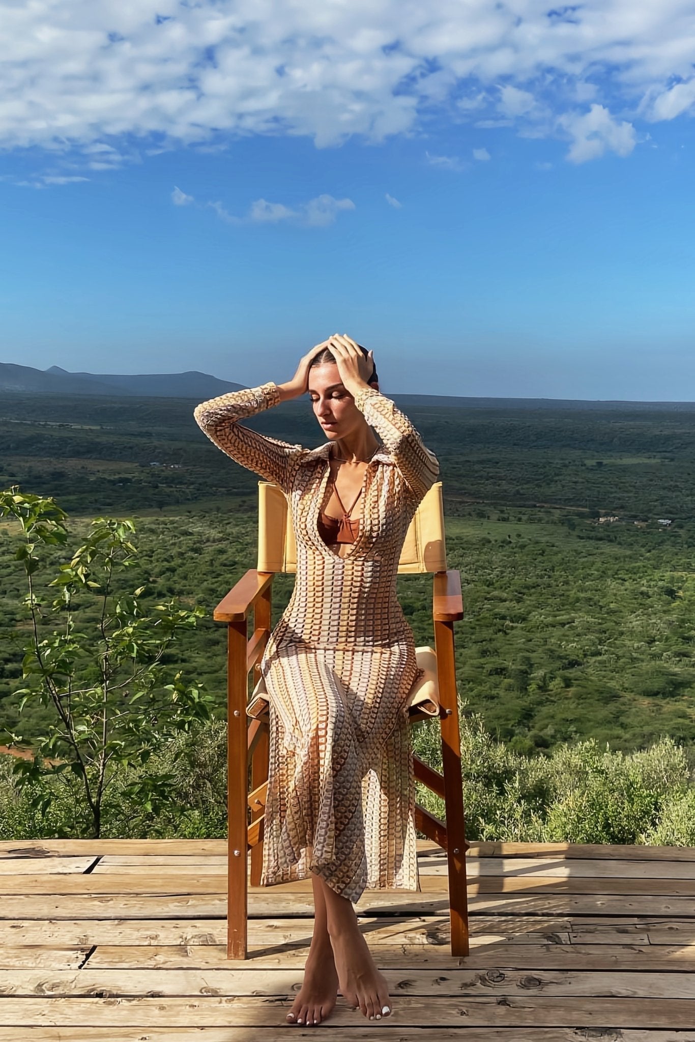 Britt | Vestido Elegante com Vibes de Verão