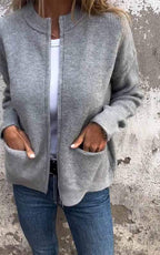 Regina - Pullover Confortável com Fecho